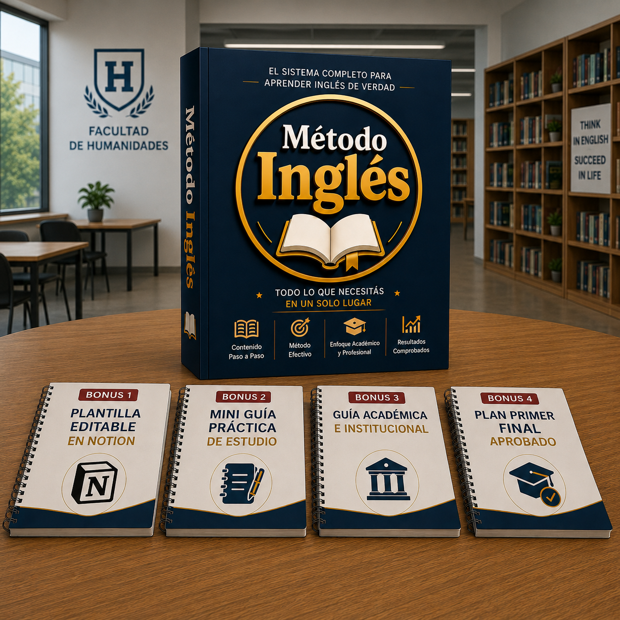 MÉTODO INGLÉS + 4 BONUS DE REGALO